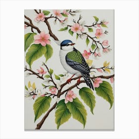 Bird On A Branch 2 Canvas Print