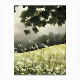 Field Of Wildflowers Canvas Print