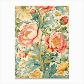 Floral Wallpaper 52 Canvas Print