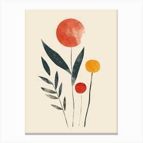 Atomic Radiance Mid Century Style Canvas Print