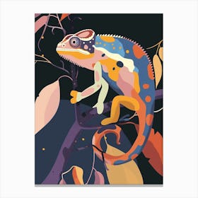 Carpet Chameleon Modern Abstract Illustration 3 Canvas Print