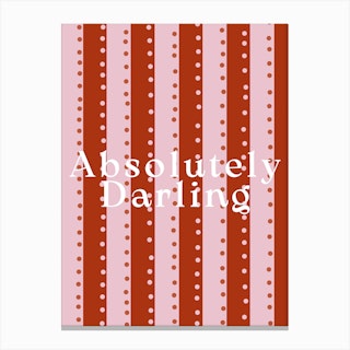 Absolutely Darling Canvas Print