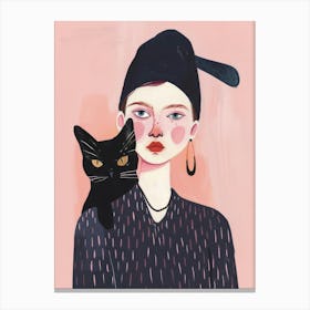 Black Cat 54 Canvas Print