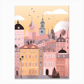 Turin, Italy Illustration Canvas Print