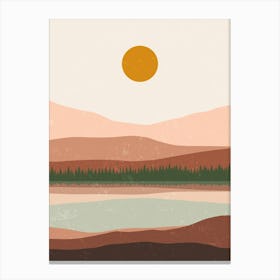 Landscape Painting 12 Canvas Print