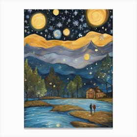 Starry Night 5 Canvas Print