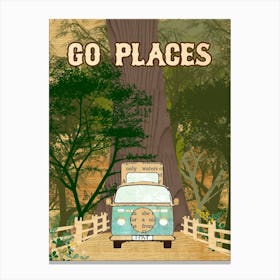 Go Places Canvas Print