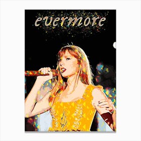 Taylor Swift 64 Canvas Print