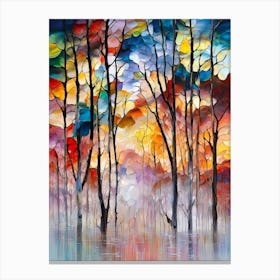 Abstract Of Trees Canvas Print