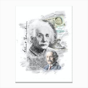 Albert Einstein Canvas Print