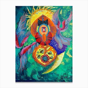 Surrealism tree of life Canvas Print