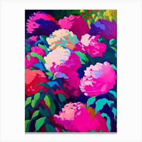 Mass Plantings Of Peonies Colourful Colourful 1 Painting Canvas Print