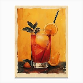 Aperol Spritz Art Print 83 Canvas Print