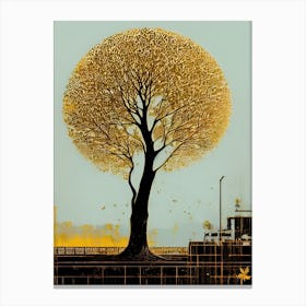 'Golden Tree' 1 Canvas Print