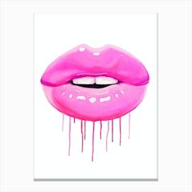Sexy lips 2 Canvas Print