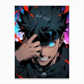 Satoru Gojo Jujutsu Kaisen Anime Manga Canvas Print