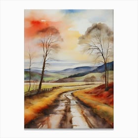 Road To Scotland.3 Canvas Print