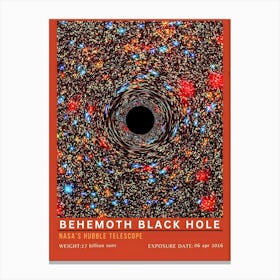 Behemoth Black Hole 1 Canvas Print