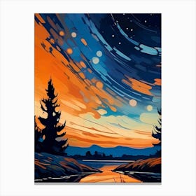 Starry Sky Canvas Print