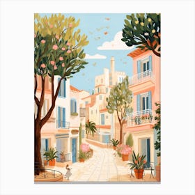 Limassol Cyprus 4 Illustration Canvas Print
