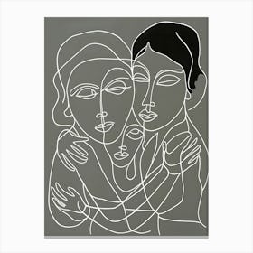 Mother And Daughter Canvas Print