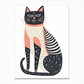 Ocicat Cat Clipart Illustration 3 Canvas Print