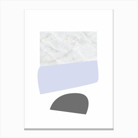 Pastel Shapes Canvas Print