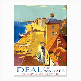 Deal And Walmer Canvas Print