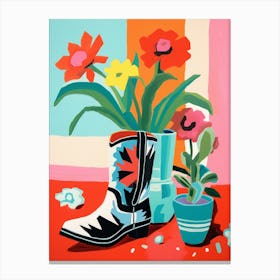 Matisse Inspired Cowgirl Boots 2 Canvas Print