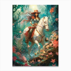 Dreamy Cowgirl 2 Canvas Print