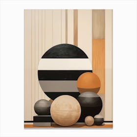 Abstract Spheres 1 Canvas Print