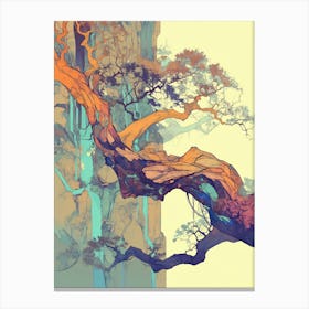 Abstract Tree Canvas Print