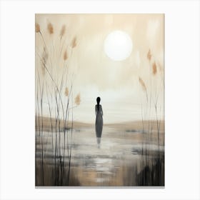 Bohemian Spirit Echoes, Boho Art Style Canvas Print