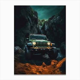 Jeep Wrangler 7 Canvas Print