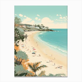 Noosa Main Beach Golden Tones 2 Canvas Print