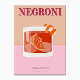 Negroni 1 Canvas Print