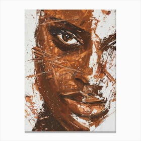 Portrait Of African Woman 57 Canvas Print