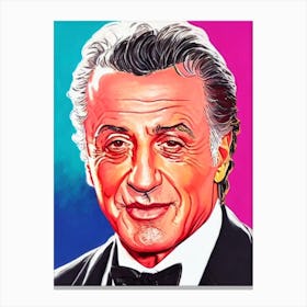 Sylvester Stallone Pop Movies Art Movies Canvas Print