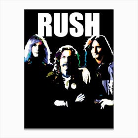 Rush Band Canvas Print