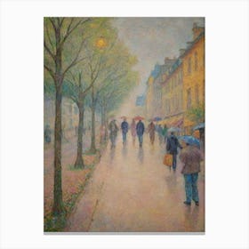 Rainy Day In Paris 1 Canvas Print