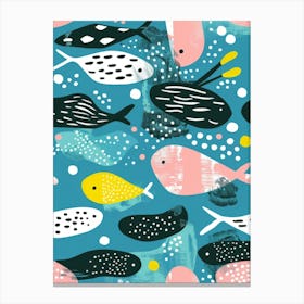 Fish Pattern Canvas Print