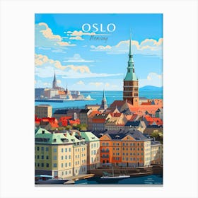 Norway Oslo Travel Canvas Print