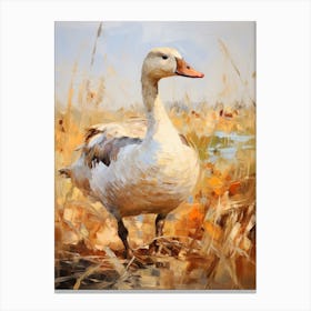Bird Painting Canada Goose 2 Canvas Print