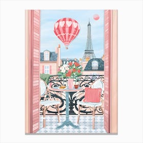 Paris Eiffel Tower France Canvas Print