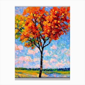 Eastern Cottonwood 2 tree Abstract Block Colour Canvas Print