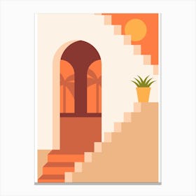 Doorway To A House Canvas Print