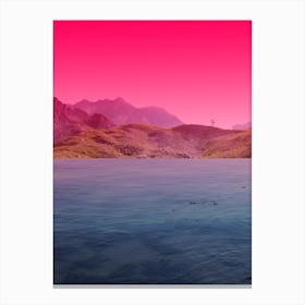 Atmosphere 60 · Pink Canvas Print