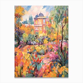Autumn Gardens Painting Phipps Conservatory And Botanical Gardens 2 Canvas Print