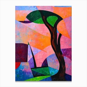 Rhododendron Tree Cubist 1 Canvas Print