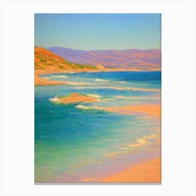 Elafonisi Beach Crete Greece Monet Style Canvas Print